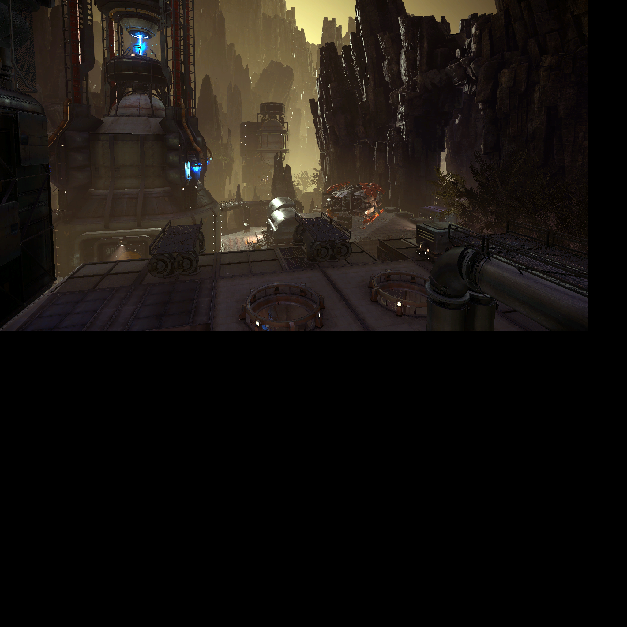 fullscreen lava rivers