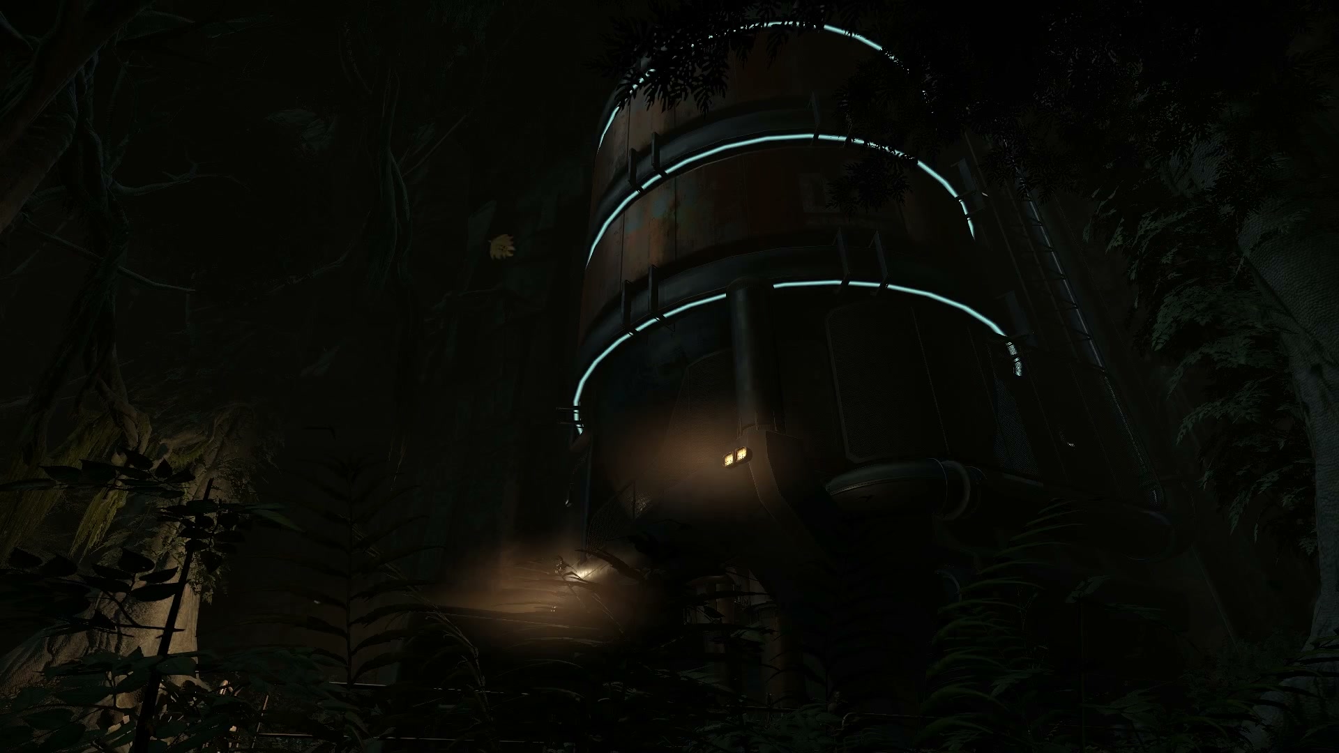 lobby forest ruins